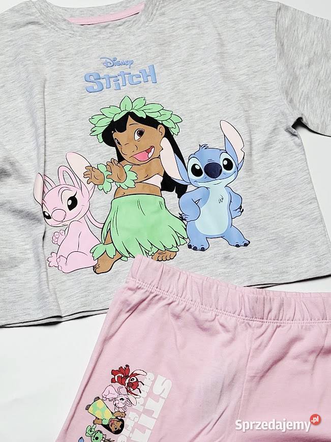 Piżama dziewczynka bawełna 128 Stitch Primark Rozmiar 128 Rzyki