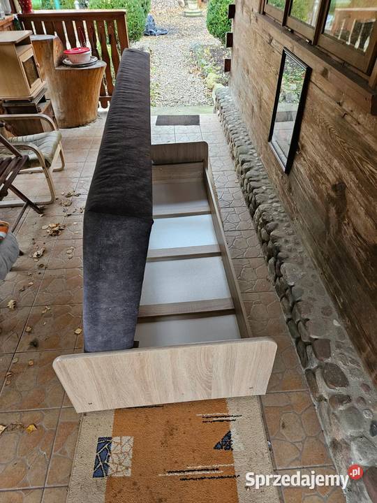 Tapczanik 1osobowy 200x85 szary stan Tapczany Biała Podlaska