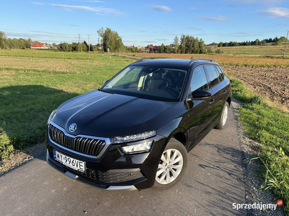 Skoda Kamiq 2021 Salon Polska Bezwypadkowa Stan czarny podkarpackie Krosno sprzedam