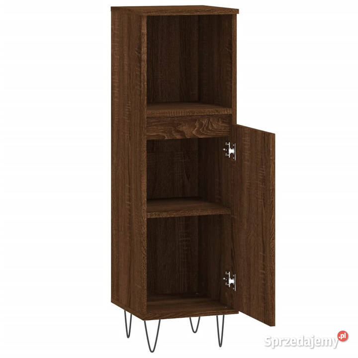 Szafka łazienkowa brązowy dąb 30x30x100 WM831563 mazowieckie Warszawa sprzedam