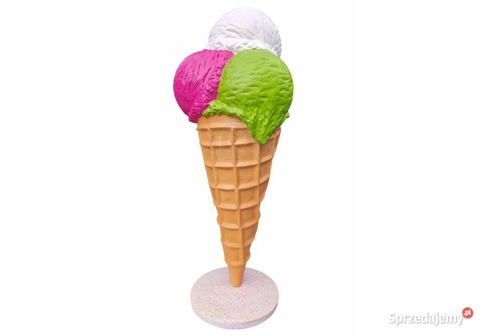 Figura Lód gałkowy 3D Makieta loda model lody Sandomierz