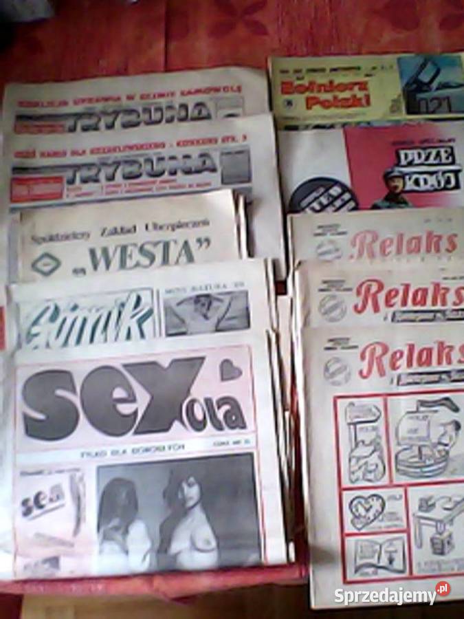 Stare gazety z lat 1980 90 tych TRYBUNA RELAX Warszawa