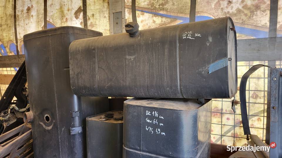 ALUMINIOWY PLASTIKOWY ZBIORNIK PALIWA MAN L 2000 Sierakowice