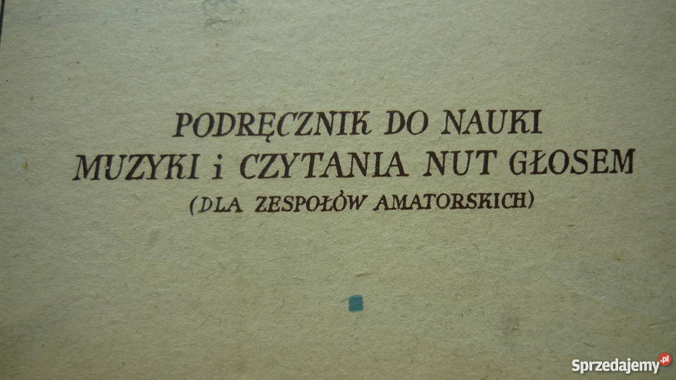 Wszyscy śpiewamy z nut muzyka śląskie Myszków sprzedam