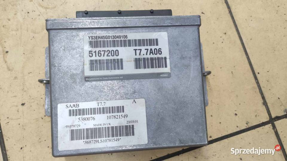 SAAM KOMPUTER ECU T77A06 5167234 Układ elektryczny Kraków