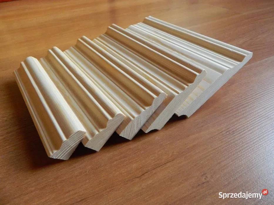 Listwa wykończeniowa drewniana frezowana sosna podlaskie Narew