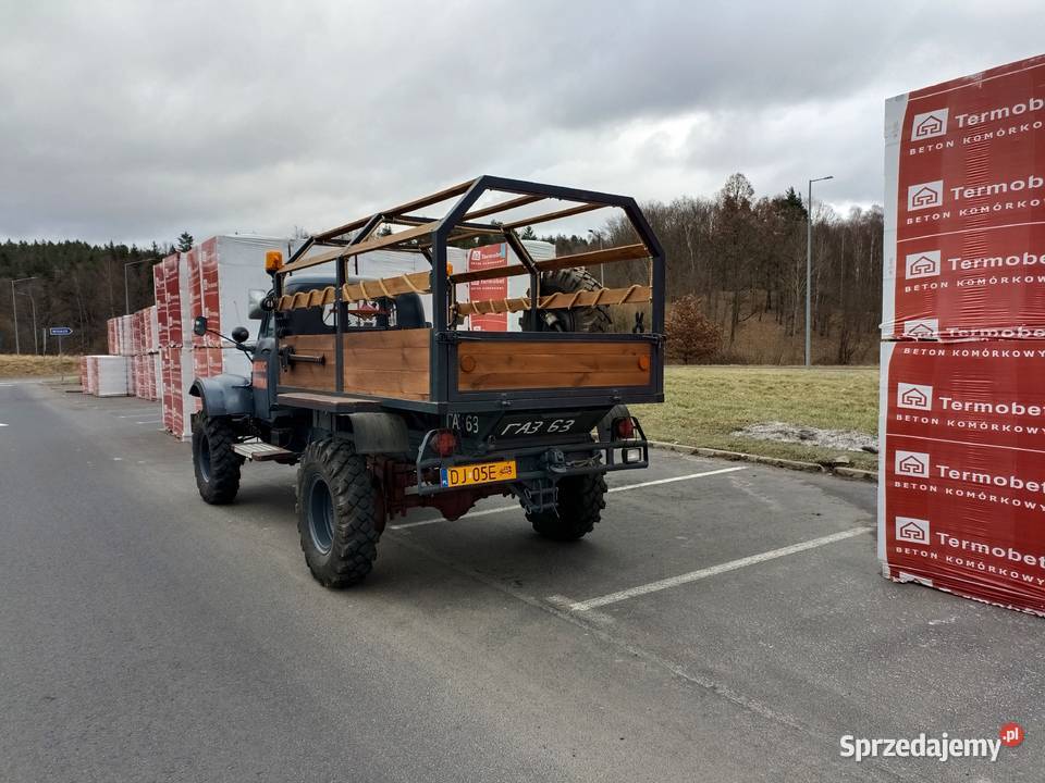 GAZ 63 1961r zabytek zabytkowy 4x4 4wd dodge 76KM dolnośląskie Pasiecznik