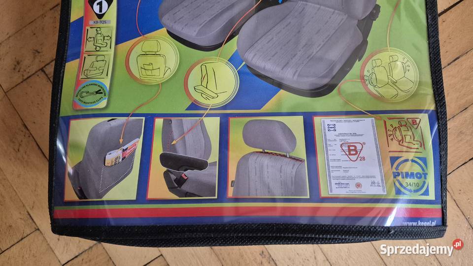 Nowe pokrowce na 2 przednie siedzenia MARS L sprzedam