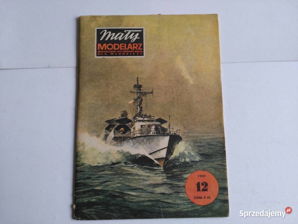 Mały Modelarz 121981 Współczesny Okręt Rakietowy śląskie Dąbrowa Górnicza