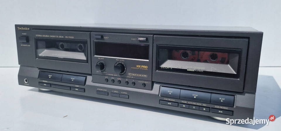 Technics magnetofon dwukasetowy RSTR232 RS TR Międzychód
