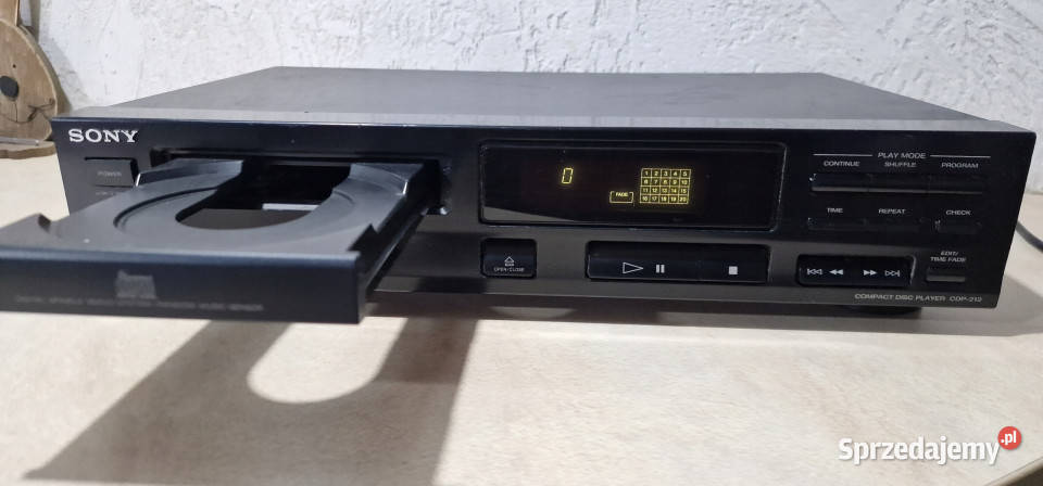 SONY odtwarzacz kompaktowy CD player CDP 212 Międzychód
