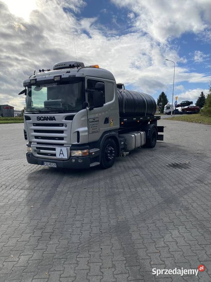 Scania Aswnizacyjna Specjalny do Czyszczenia Boczów