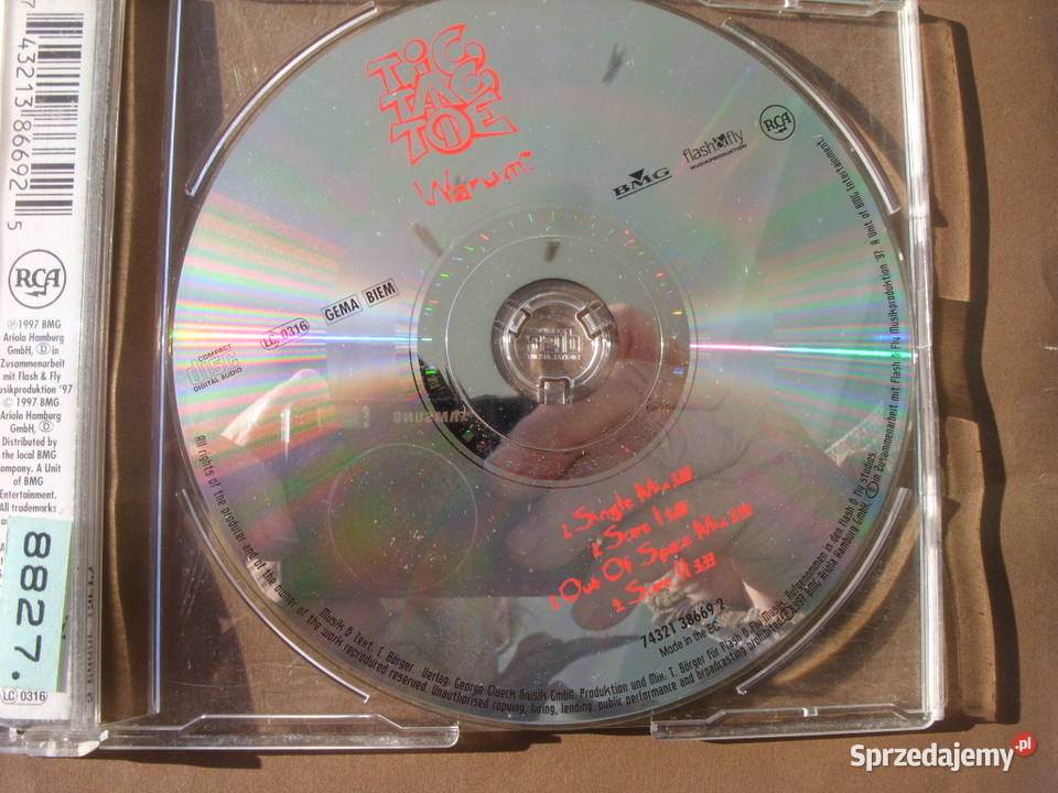 RAP singiel CD TIC TAC TOE WARUM 1997 dolnośląskie Wołów