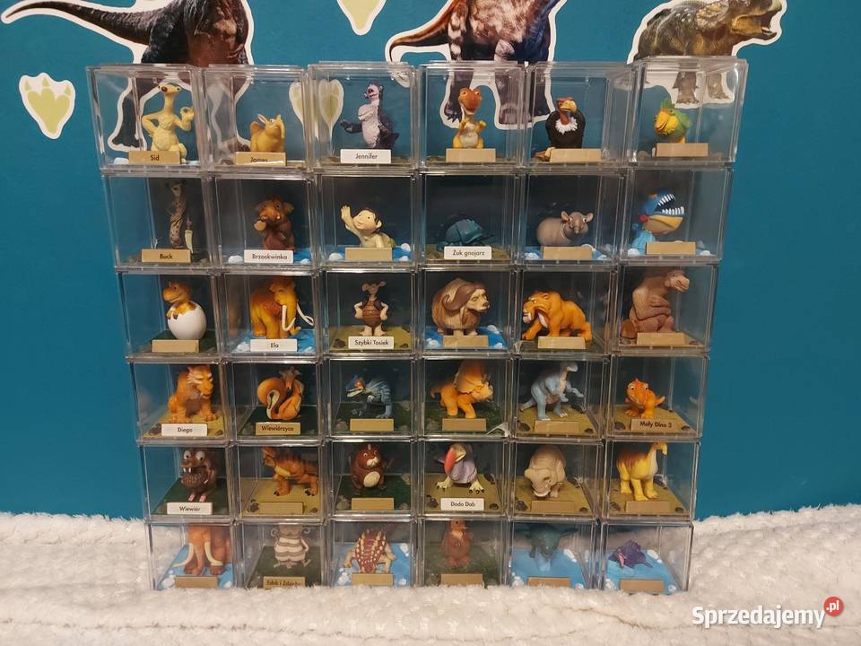 Kolekcja 36 figurek Epoki lodowcowej Chorzów