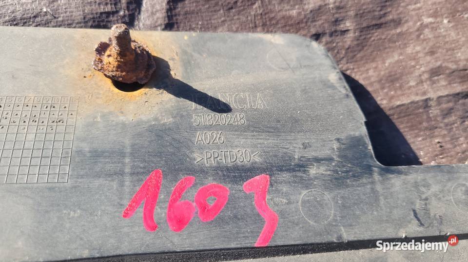OSŁONA POD ZDERZAK PLYTA LANCIA DELTA III 3 Ruda Śląska