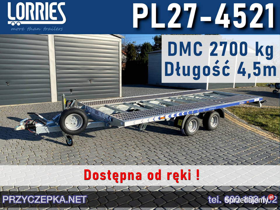 LORRIES 274521 Laweta uchylna DMC 27T 45m RĘKI Kowal sprzedam
