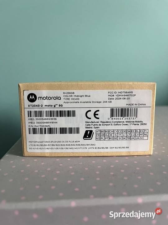 Nowy Smartfon Motorola Moto G54 8 GB 256 GB 5G Lublin sprzedam