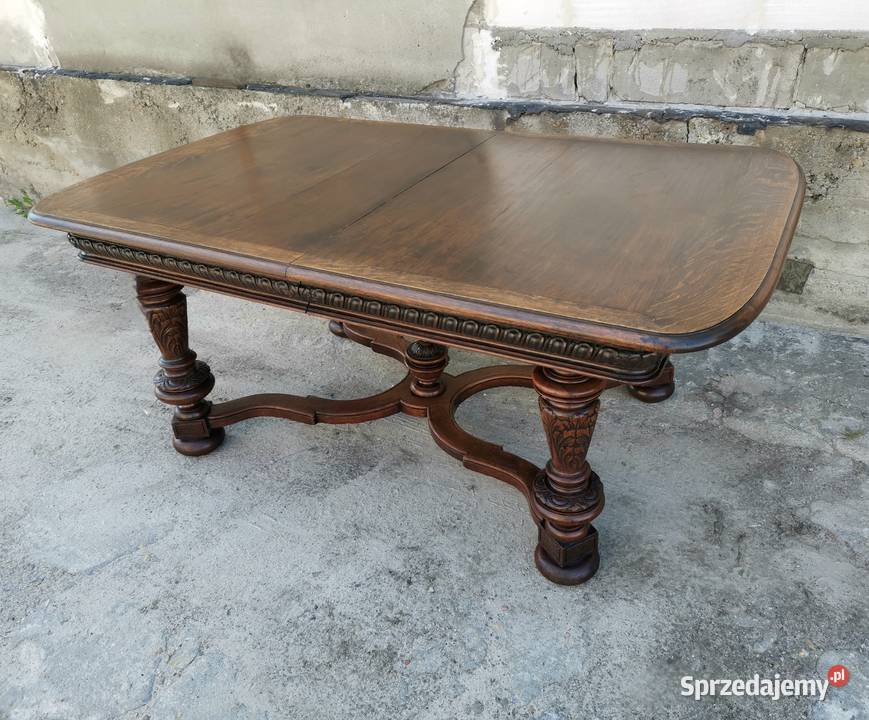 Stół jadalniany rozkładany 35m6m dębowy Wałbrzych