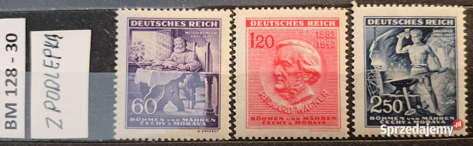 Znaczki Czechy i Mrawy Warszawa