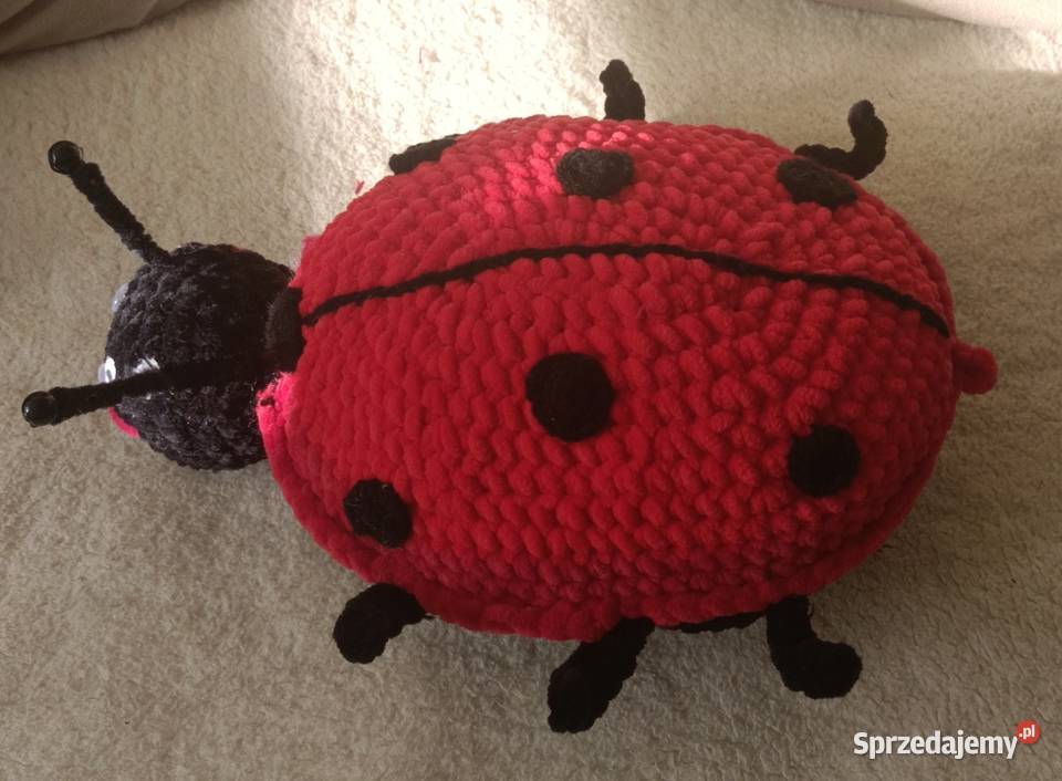Biedronka szydełkowa rękodzieło