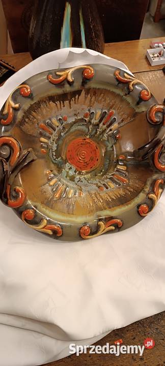 Ceramiczna patera Stettin Niemcy lata 30te małopolskie sprzedam