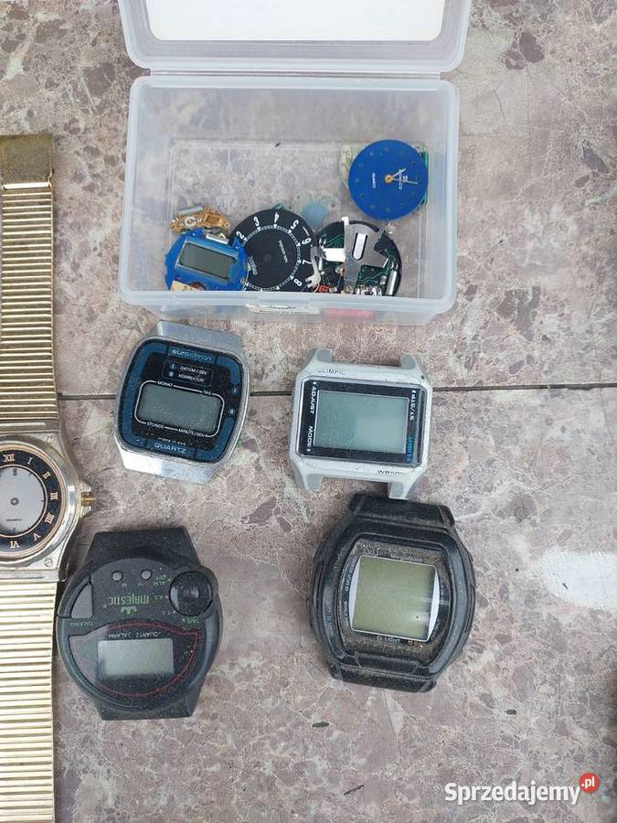 Zestaw elektroniczne zegarki naręczne części Tczew
