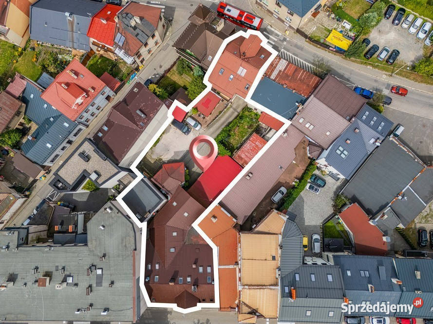 Nieruchomość inwestycyjna w centrum Żywca parking śląskie Żywiec