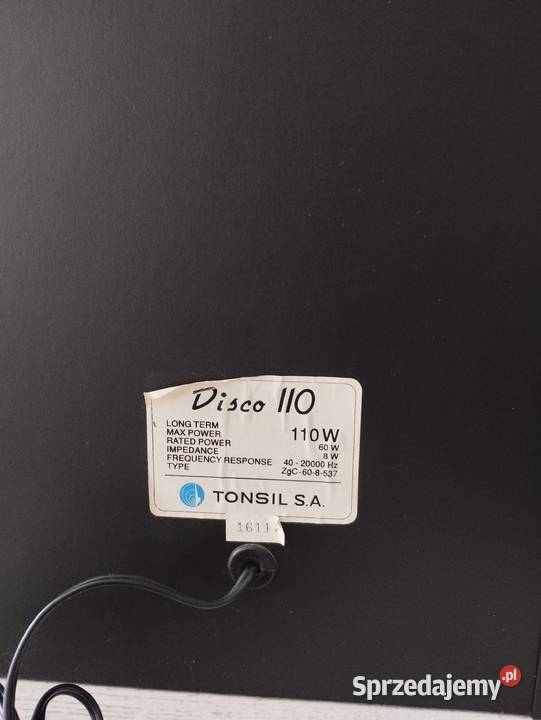 Kolumny Tonsil disco 110 Wrocław