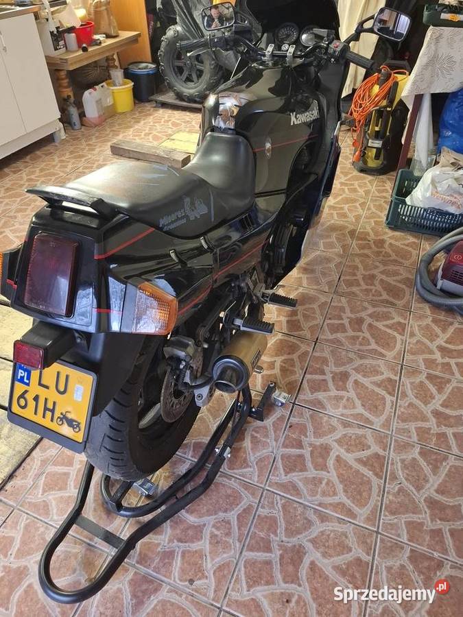 Kawasaki GPZ 1000RX na tablicach zabytkowych Lublin