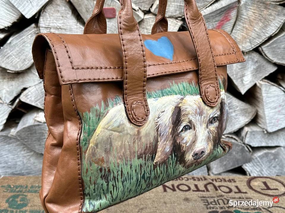 Torebka do ręki Ręcznie Malowana Hand Made Warszawa sprzedam