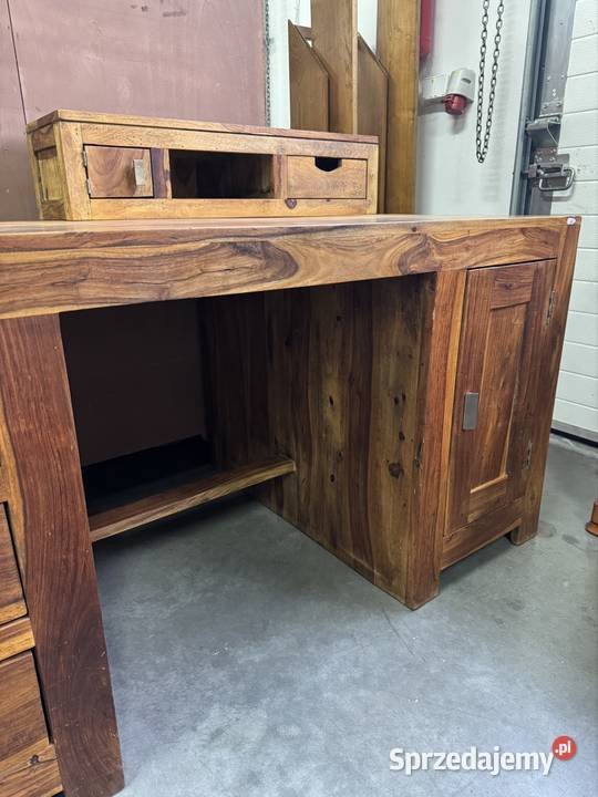Duże biurko palisander 1drzwiczki3 szuflady gł86 150cm Biurka warmińsko-mazurskie Ełk