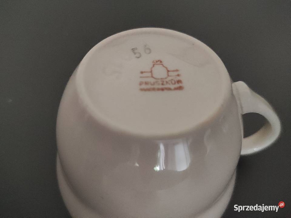 Filiżanki Sonia porcelana Pruszków 2 wzory Porcelana i szkło Warpechy Stare