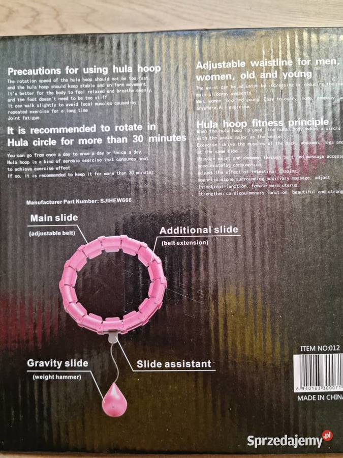 Koło HulaHop z obciążeniem Dąbrowa Górnicza