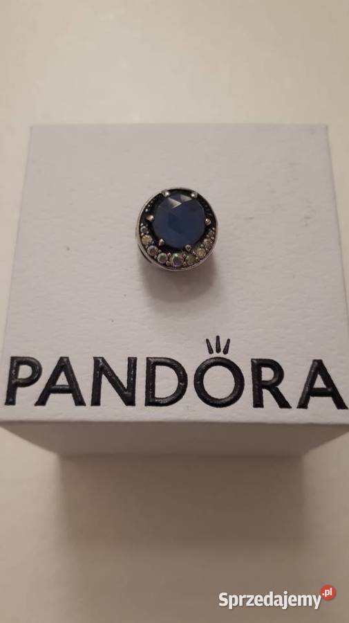 koralik Pandora niebieskie oczko i cyrkonie mazowieckie Radom sprzedam