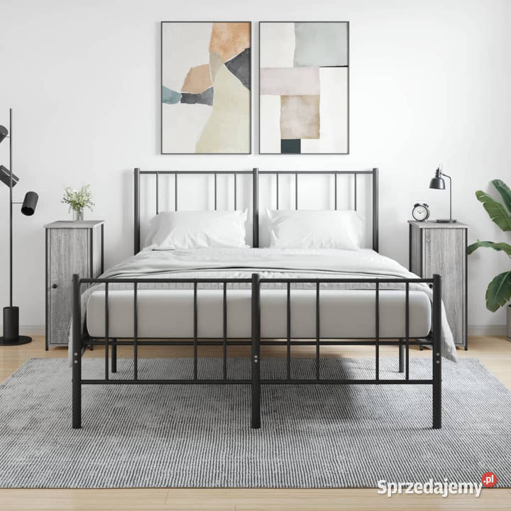 Szafki nocne 2 szary dąb sonoma 32x42x80 Nocne Warszawa sprzedam