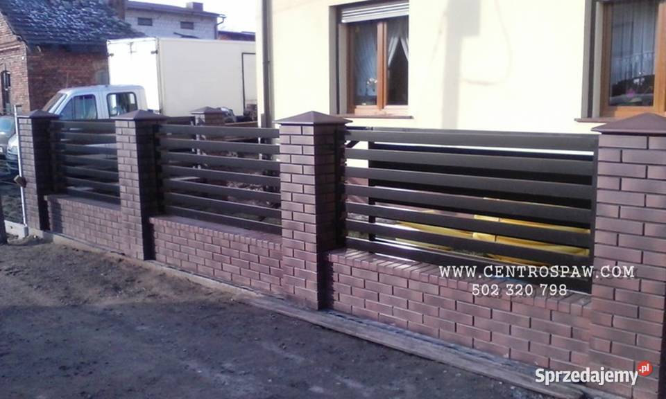 Ogrodzenie przęsło kute nowoczesne śląskie Częstochowa