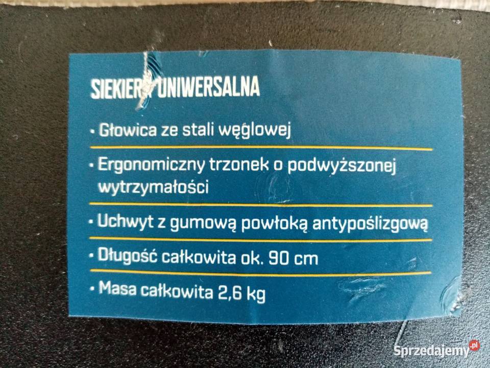 Śiekiera duża 90 Nowa nieużywana Wieliczka