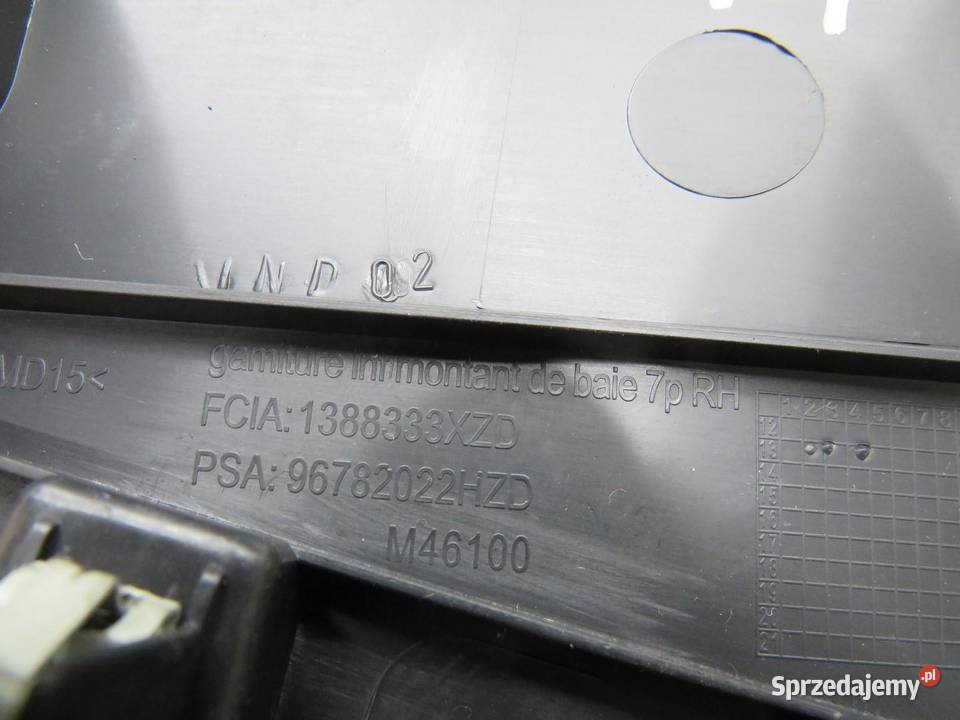 OSŁONA KONSOLI C4 PICASSO II 96782022