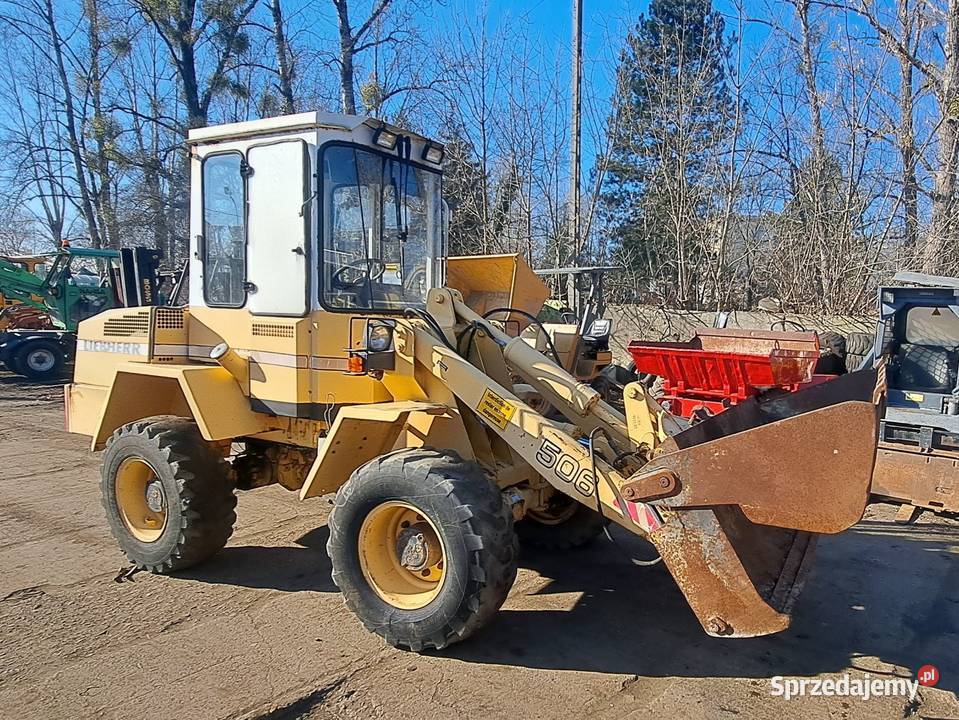 Ladowarka liebherr l506 95 szczęka sprawny Mielec