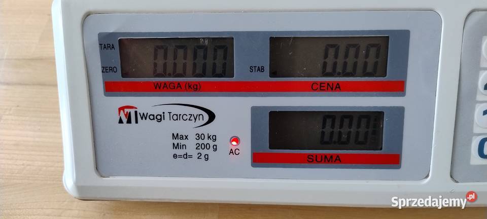 waga TARCZYN 2g do 30 Ostrów Mazowiecka