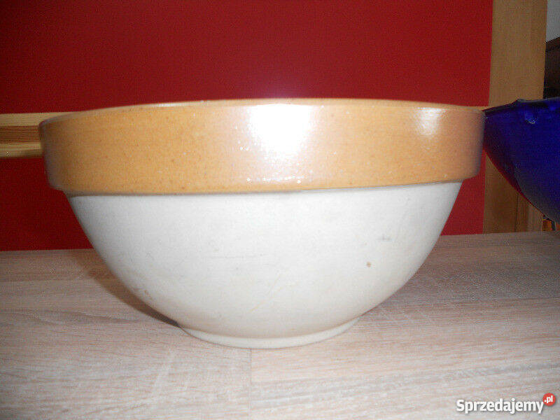 Duze gliniane misy na owocesalate podlaskie