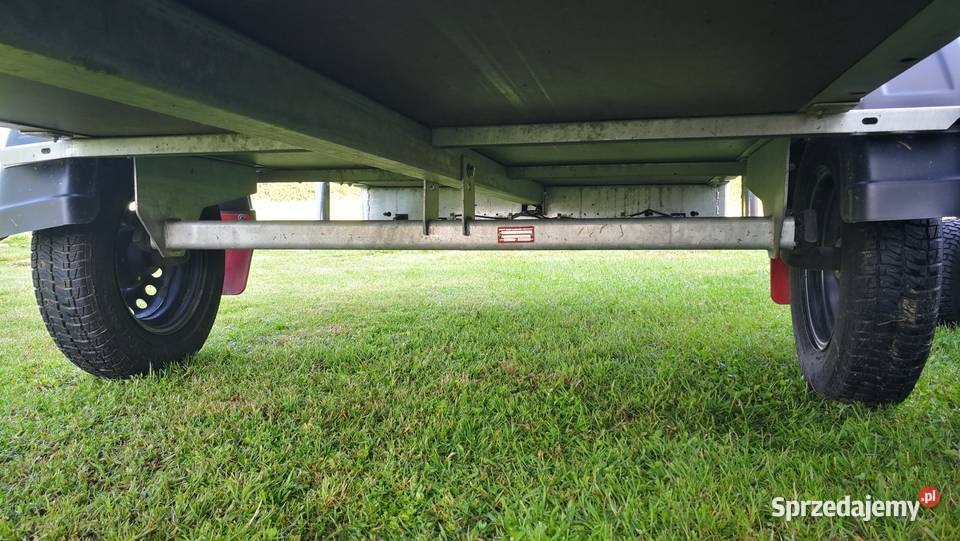 Przyczepka lekka 750 wymiar 250x125 burtowe