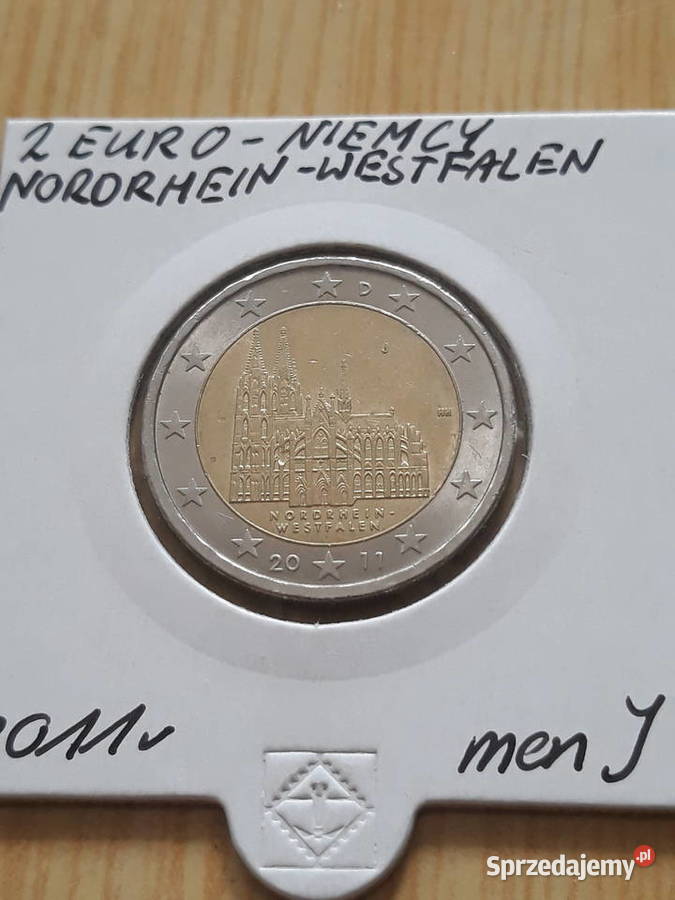 2 Euro Niemcy NordrheinWestwalen 2011 r men J Konin sprzedam