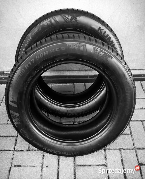 Opony zimowe KUMHO 21560 R17 stan 2 Samochodowe Chorzów
