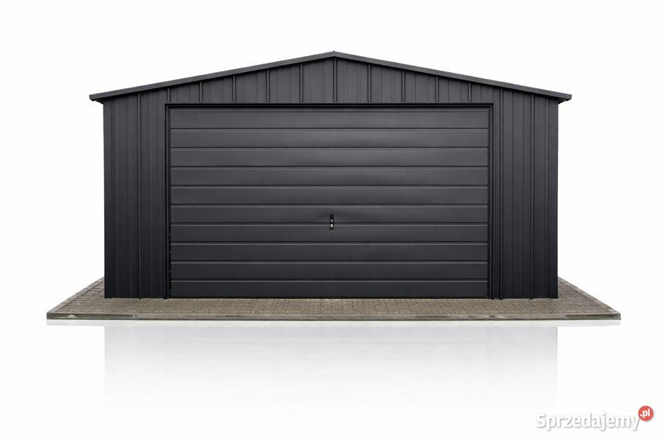 Garaż blaszany 4x6 na rąbek grafitowy dach Jodłownik sprzedam
