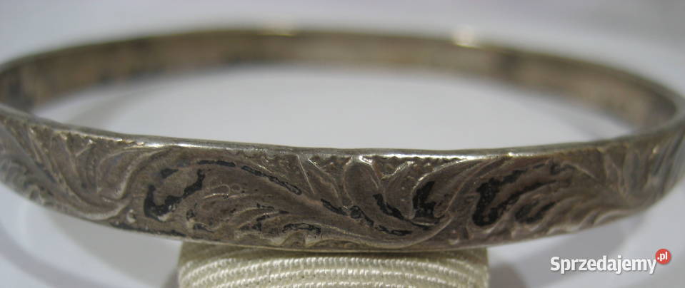 Bransoleta Srebrna Warmet PRL Warszawa