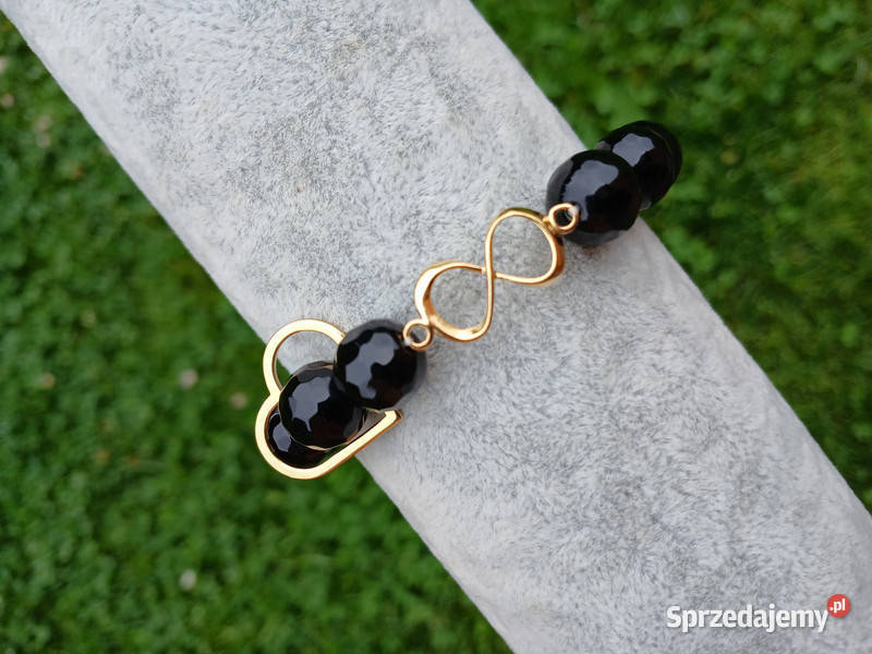 Bransoletka damska z Onyksu czarnego Kielce
