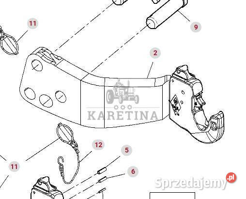 Fendt Vario 1038 1042 1046 1050 GEN 3 Ramię Jastrzębniki