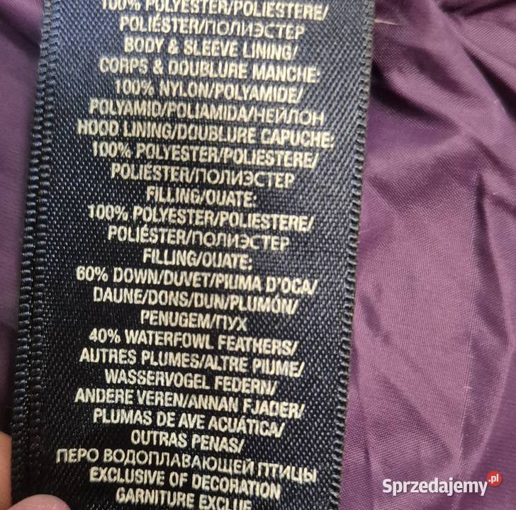 Puchowa kurteczka Rozmiar 104 Ciechanów