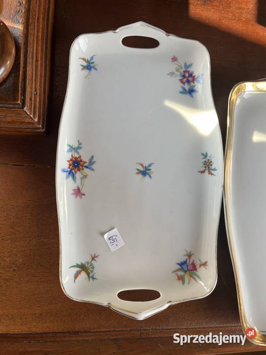 Patera kwiaty Tacka bez sygnatury Gdańsk